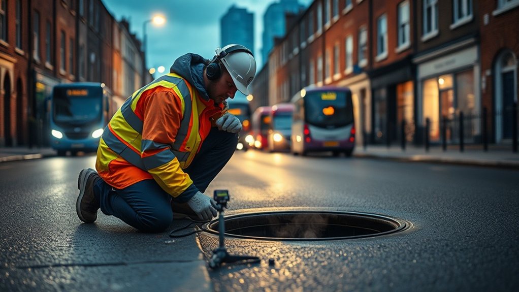 Underground Leak Detection Dalston E8 in Hampton