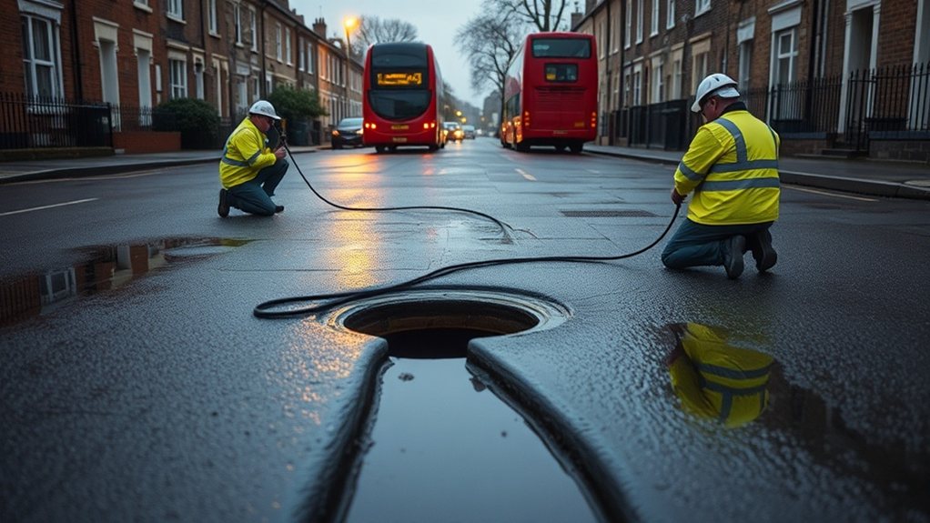 Water Main Leak Detection Upper Clapton E5 in Hampton